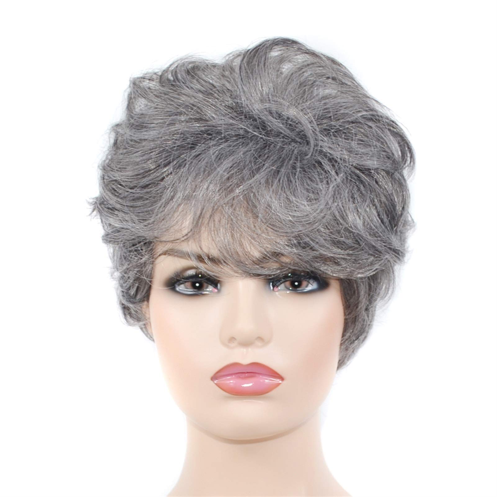 Perruque cheveux gris femme âgée pour retrouver instantanément une coiffure naturelle