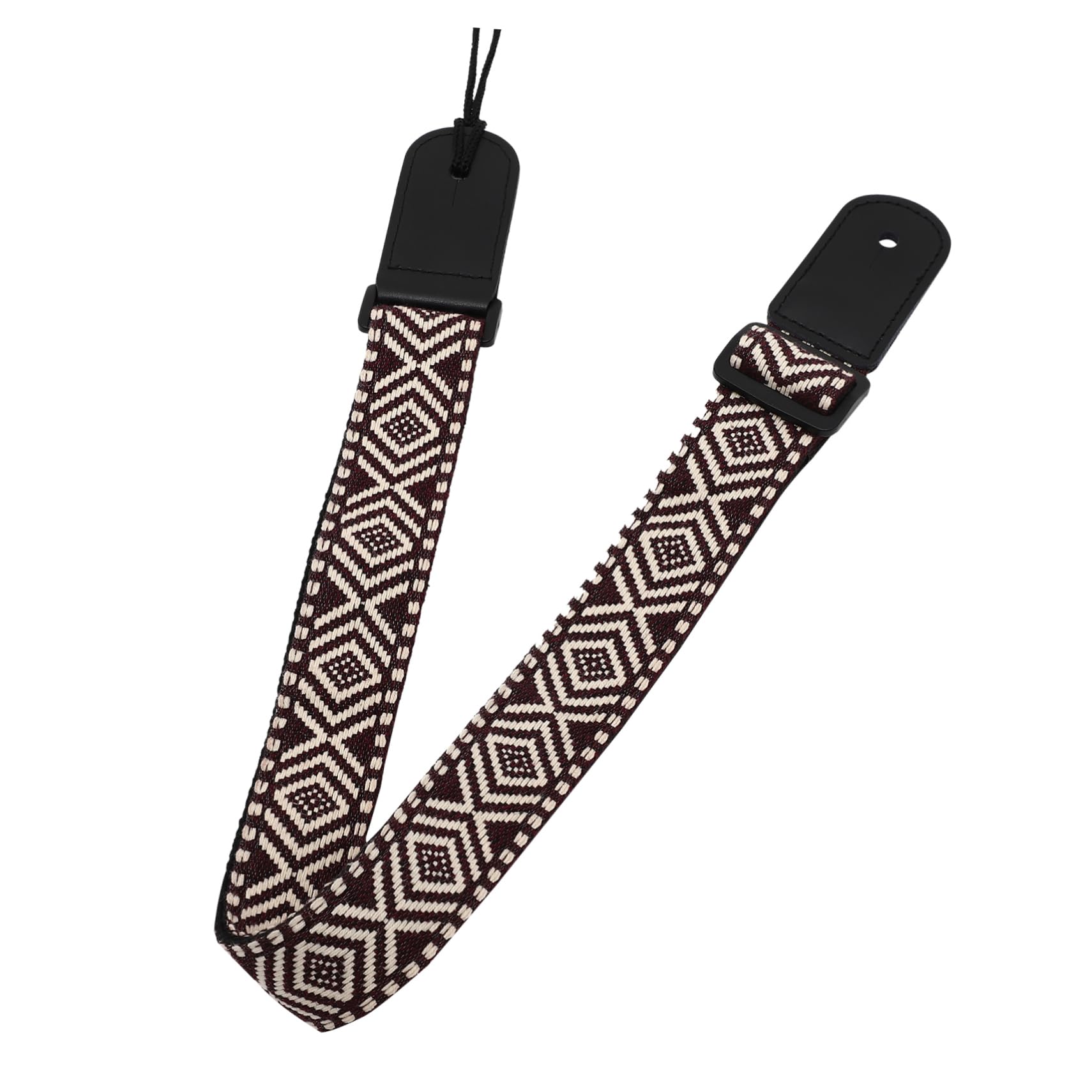 BESPORTBLE Adjustable Ethnic Style Ukulele Strap Jacquard Woven Shoulder Belt Instrument Accessory present for Adults Vintage Design for Ukulele Guitar