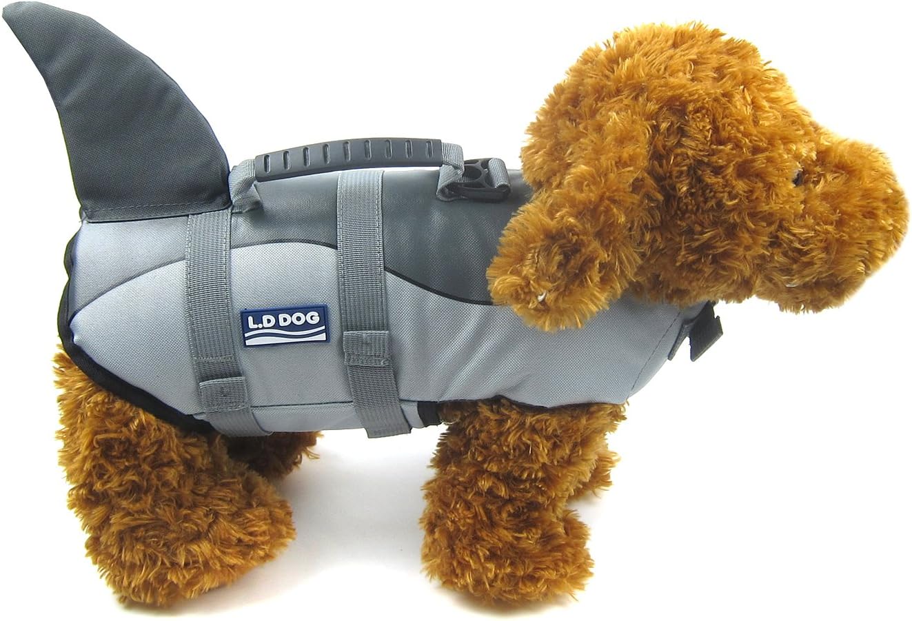 Alfie Pet - Reagan Shark Pet Life Jacket - Size: Medium