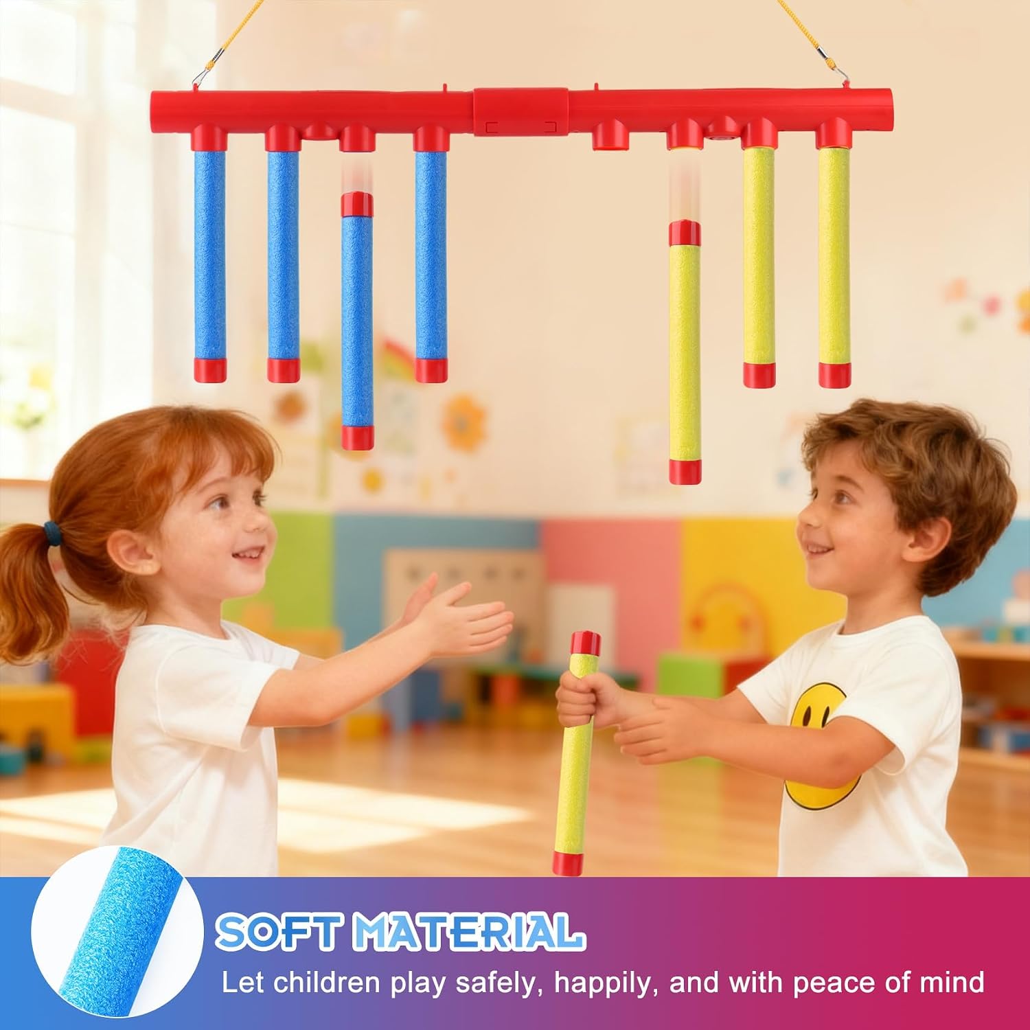 Reflex drop sticks game Challenge Game Solo/Dual Play &Remote control | Is excellent for family game nights 3 Speed ModesHand Eye CoordinationFun Catch Falling Sticks Game for Kids & Adults