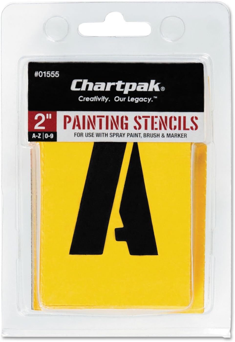 Painting Stencil Set, A-Z Set/0-9, Manila, 35/Set