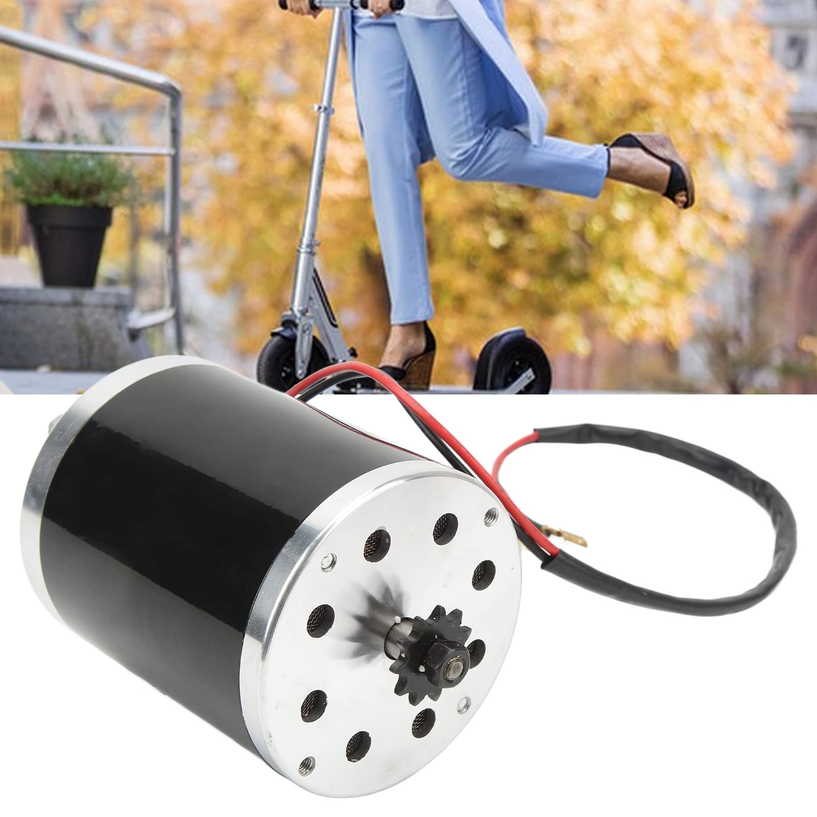 Szczotkowany silnik 48 V 500 W, 2700 TR/min szybki elektryczny silnik do skutera elektrycznego