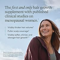 Vista 3 de Nutrafol Women's Balance Hair Growth Supplements, for Ages 45+, Clinically Proven for Visibly Thicker Hair and Scalp Coverage, Dermatologist