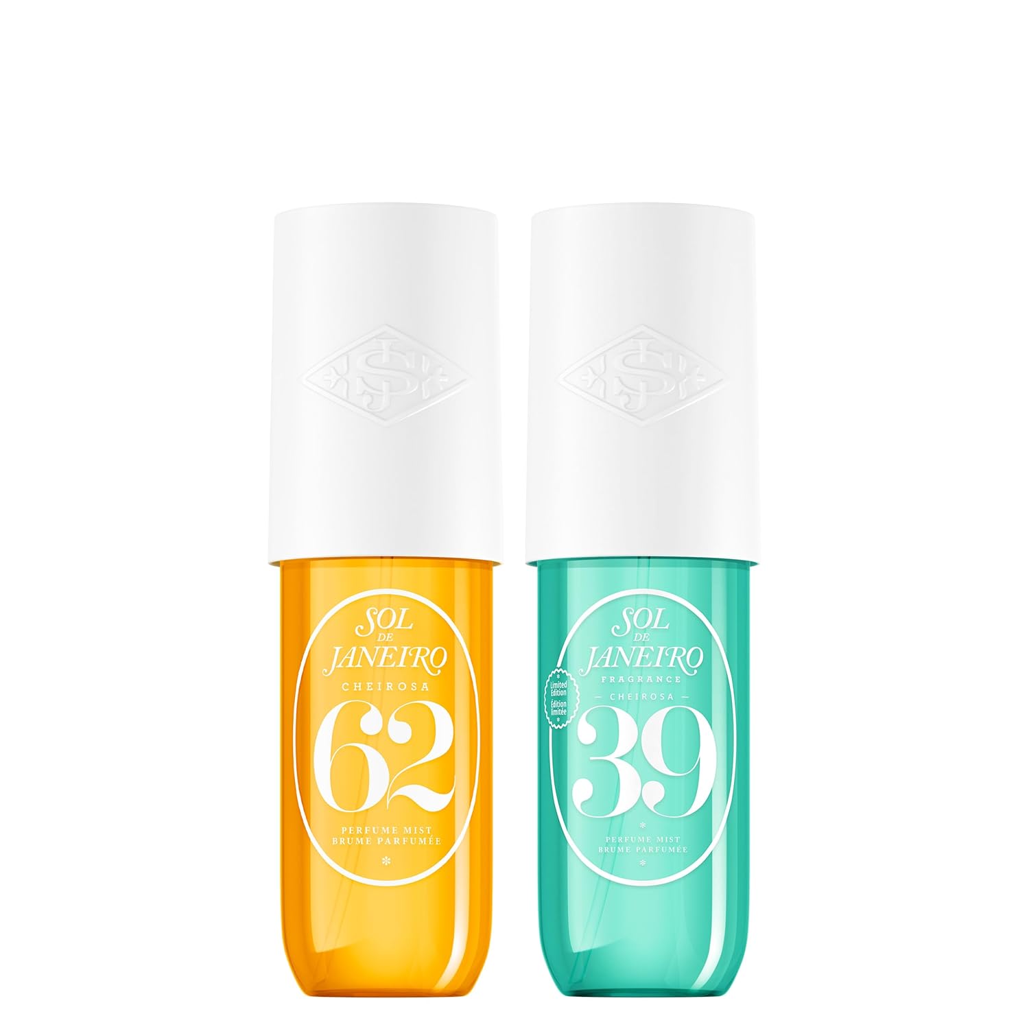 Sol de Janeiro Limited-Edition Bold and Beachy Perfume Mist Bundle | Cheirosa 62 & Cheirosa 39 Body Mist | Travel Size 3.0 fl oz