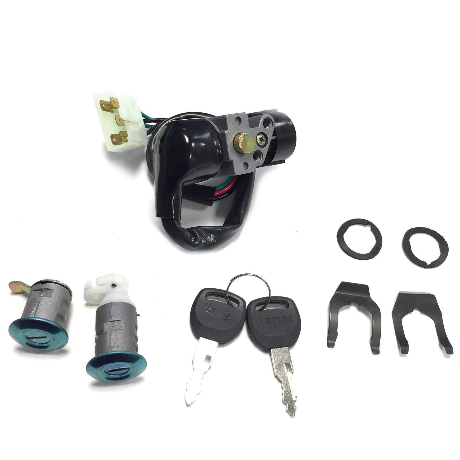 Amazon.com: SCOOTER IGNITION KEY SWITCH ASSEMBLY LOCK SET SOME