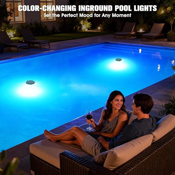 Luces Flotantes para Piscina Estrella de Mar 2 Unidades LED miniatura 5