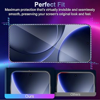 TUTUO Tempered Glass for OPPO Find X9 5G Screen Protector, 2+2 Pack Screen & Camera Lens Protector, Anti-Scratch, Bubble Free HD Clear 9H Hardness Easy Installation Protective Glass Film