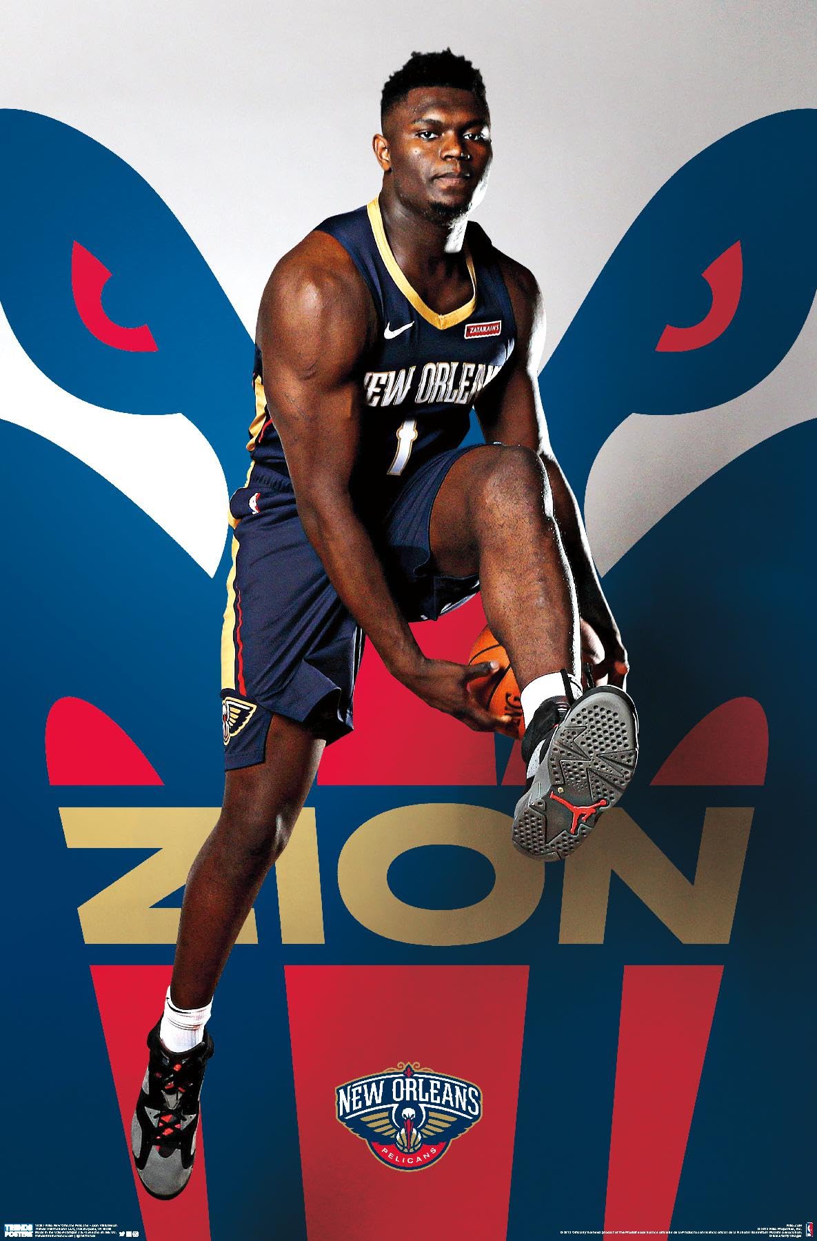 Amazon.com: Trends International NBA New Orleans Pelicans - Zion