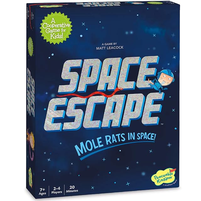 Peaceable Kingdom Escape Espacial Juego de Estrategia cooperativa para niños Grandes
