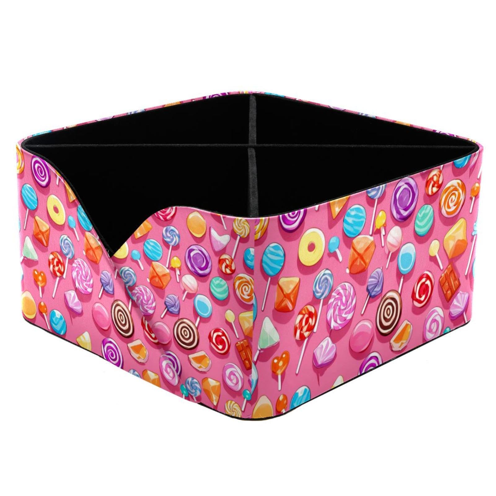 Porte-stylos rectangulaire bonbon rose pour organiser le bureau des enfants