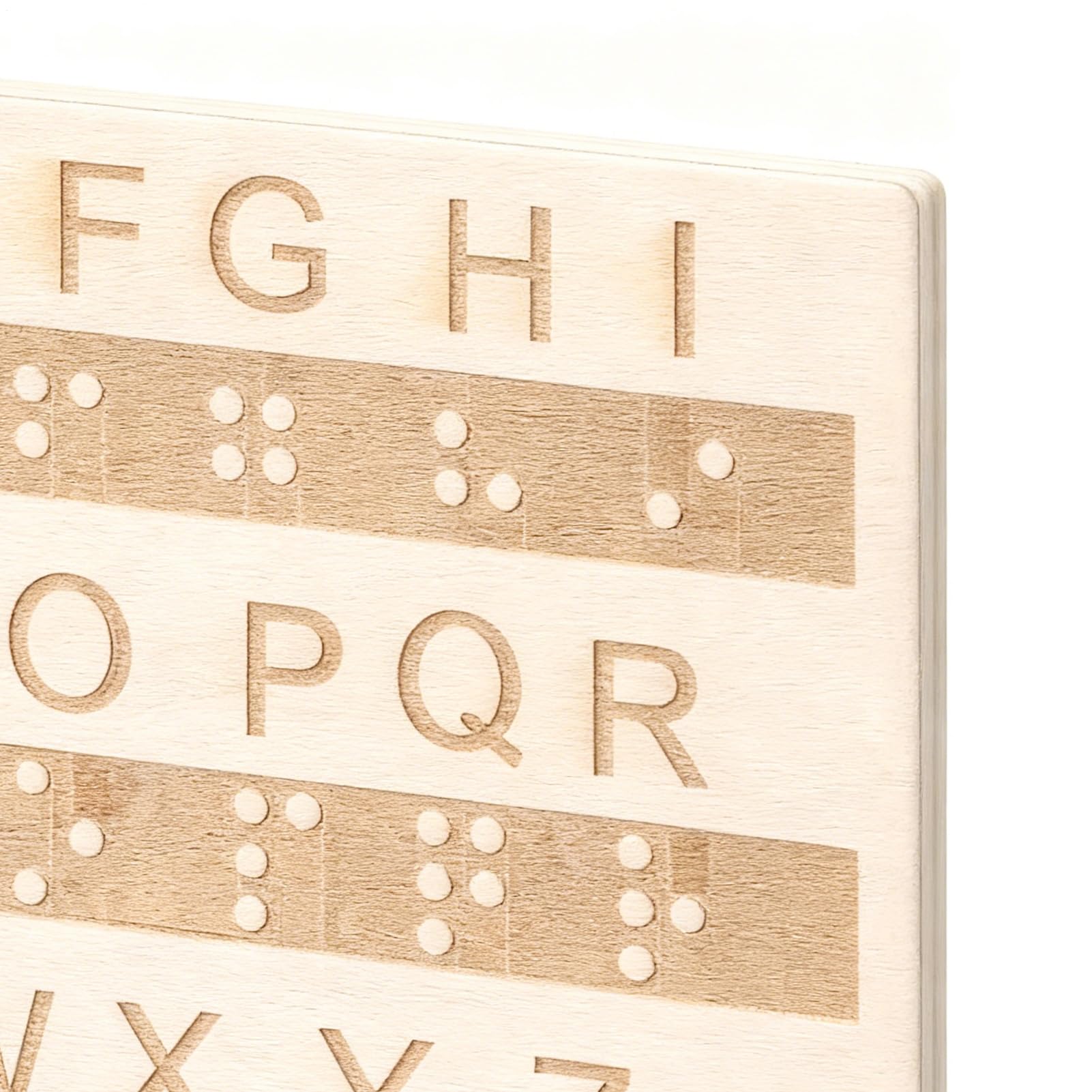 Lavagna Braille, Con Scrittura Fronte-retro, Materiale In Legno E PVC, Kit Di Formazione Alfabeto Braille, Strumento Di Lettura Educativo, Facile Progettazione Autodidatta, Per Bambini, Adolescenti, A