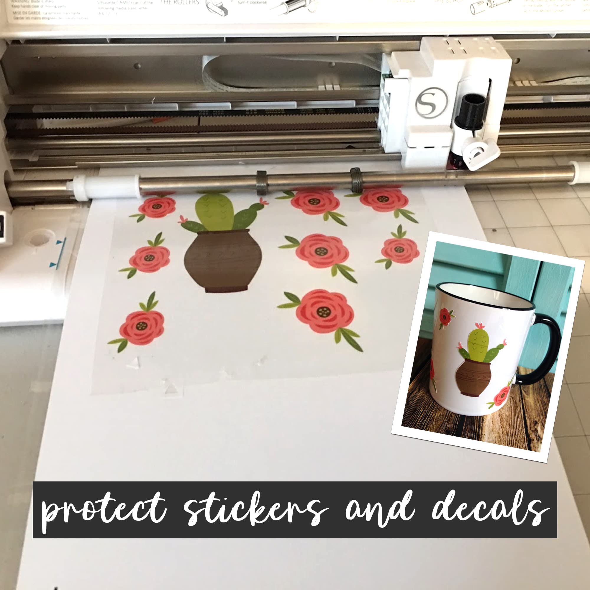 Buy Clear Adhesive Vinyl Laminate, 12"x15FT Clear Vinyl Lamination