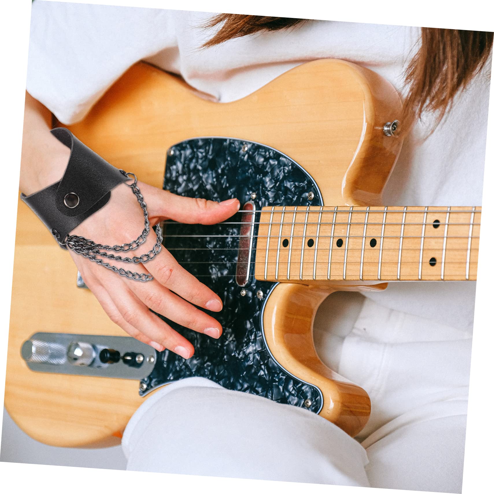 Ipetboom 4pcs Gym Workout Glove White Paw Gloves Open Finger Fashion Breathable Motorbike Cycling