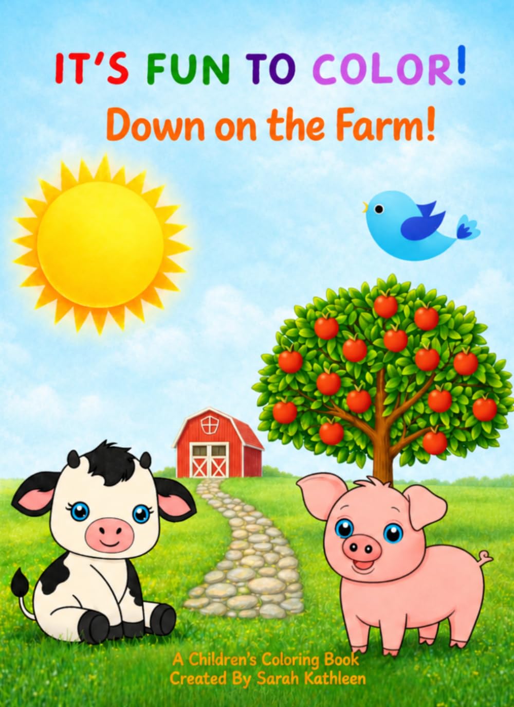 It's Fun To Color!: Down on the Farm!