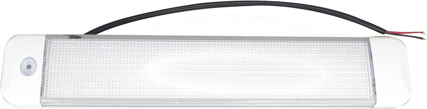 Pactrade Marine Boat Car RV Bur LED Courtesy Ceiling Light 10-30V Touch Switch Warm White/Blue