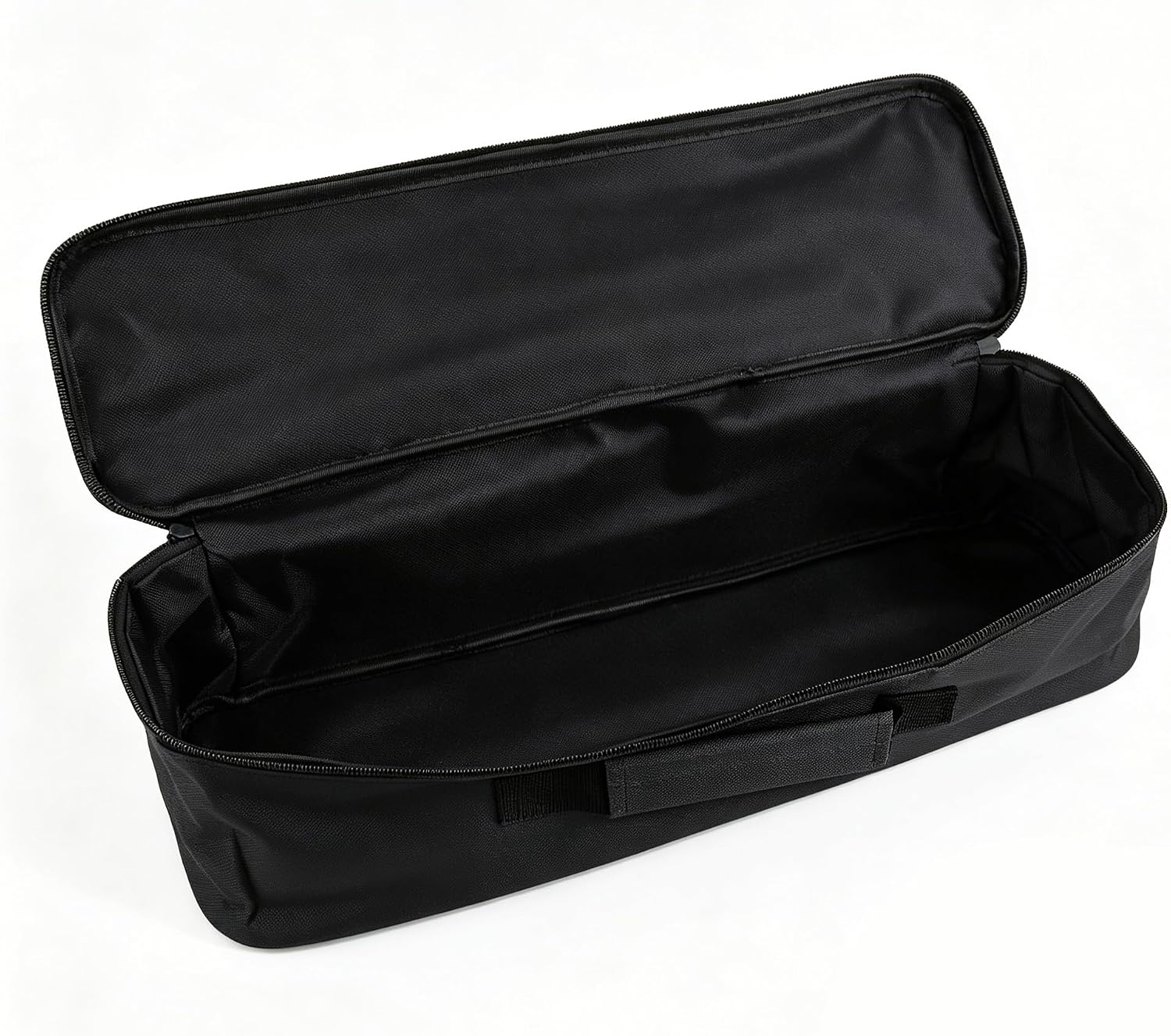 18 Inch Waterproof Electrician Tool Bag with Double Zipper Oxford Cloth Organizer for Construction Workers, Hand Tools, Drills, Chargers, and Wrenches(black)