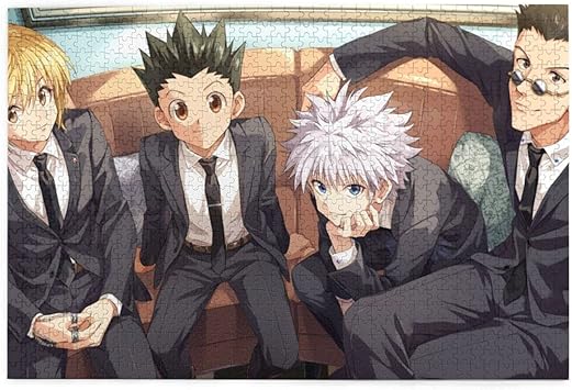 Amazon Co Jp ハンター ハンター パズル ジグソーパズル 脳の動き ストレス解消 1000ピース 木製 大きなピースジグソーパズル 大人用 アニメ 漫画 すべてのピースがユニーク 娯楽 部屋飾り プレゼント 参照ポスター付き おもちゃ