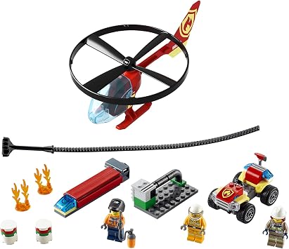 LEGO City İtfaiye Helikopteri Müdahalesi 60248 - Araçları Seven Çocuklar için Yaratıcı Oyuncak Yapım Seti (93 Parça)