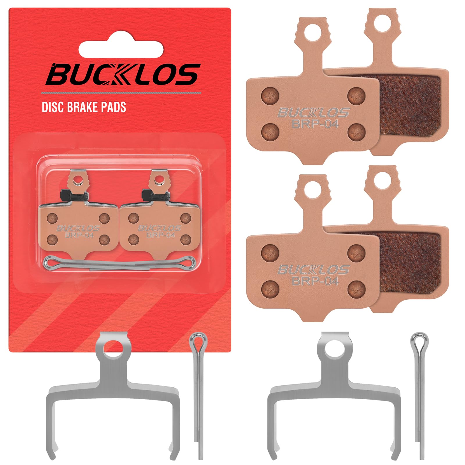 BUCKLOS Bike Disc Brake Pads for Sram Avid Elixir Level for MTB EBike