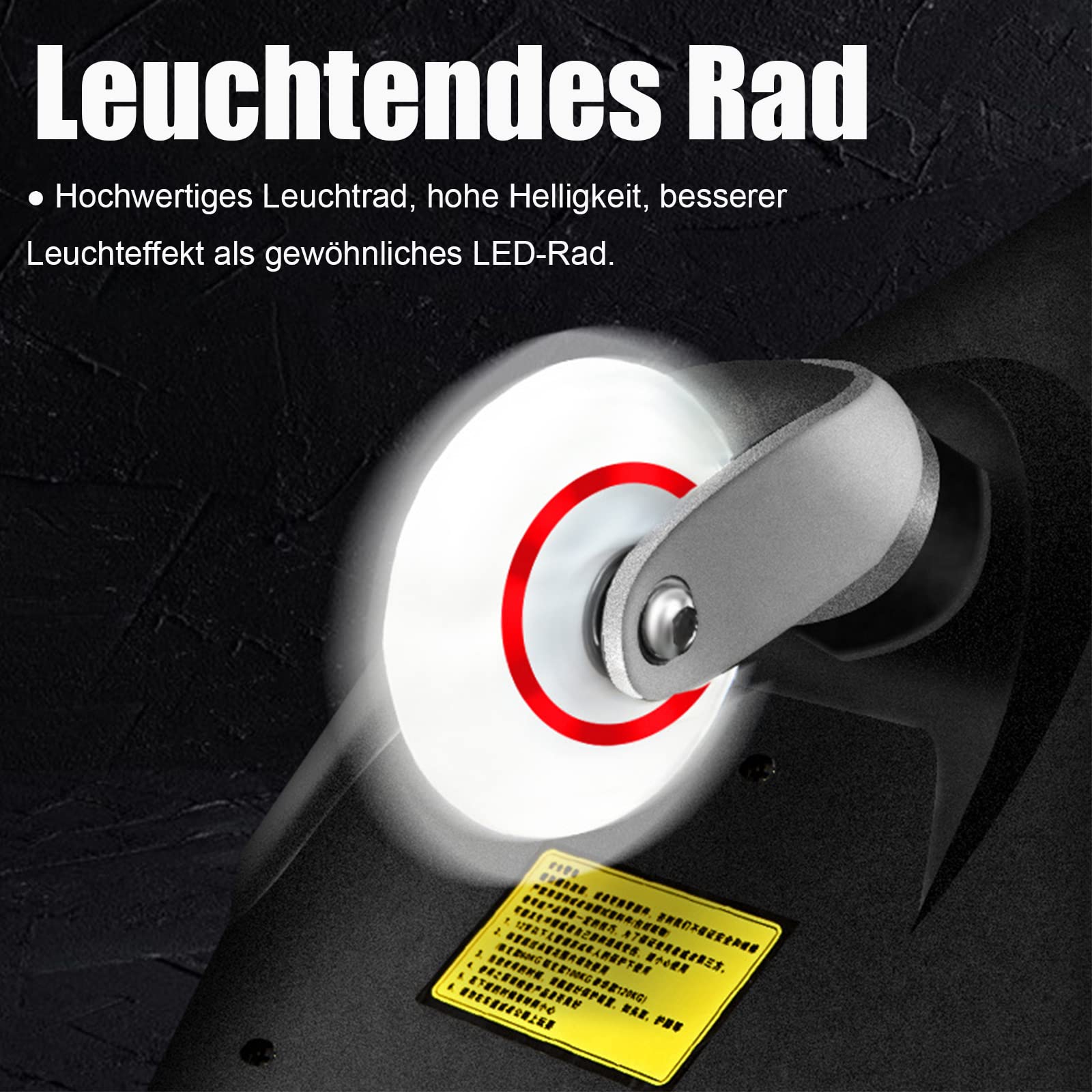 Waveboard Kinder ab 8 Jahre, Snakeboard mit ABEC-7 Kugellager, Skateboard mit Leuchtrolle, Streetsurfing Waveboards für Mädchen Junge und Jugendliche, Bis 100 kg, 86x23x9 cm