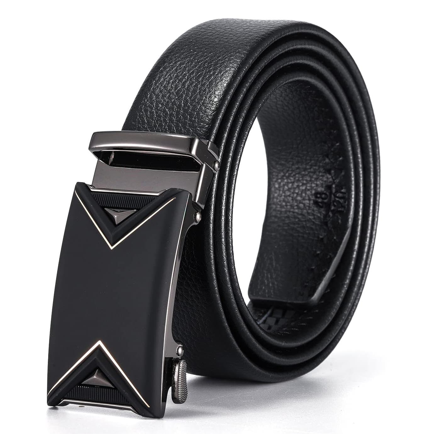 "N/A"JY_shop Mens Belt Webbing Canvas Outdoor Web Belt with Automatic Click Buckle Can Pruning Enclosed in an Elegant Gift Box