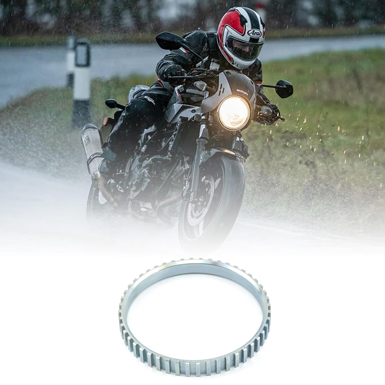 150/250/350/350HD商用車用高安定ホイールスピードセンサートーンリング 鉄合金 BK3Z-2C189-A ABSスピー