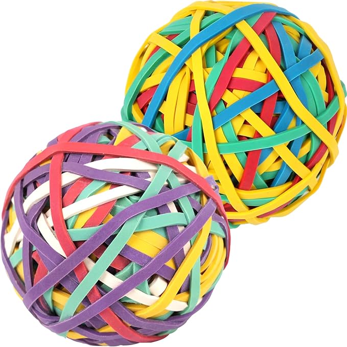 AMUU Rubber Band Ball 33 rubber bands 2 Pack ball About