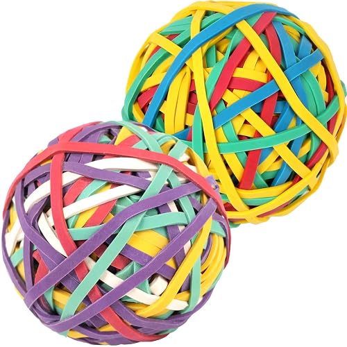 AMUU Rubber Band Ball 2 pack Size 33 Rubber Bands