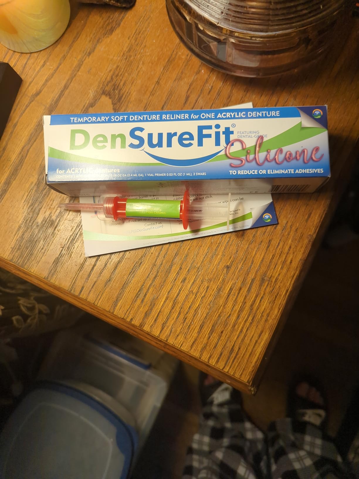 DenSureFit Lower Denture Reline Kit, Unflavored Health