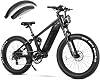 VITILAN T7 دراجة كهربائية للبالغين إطارات الدهون Ebike 750W BAFANG Motor 20AH بطارية سام سونغ القابلة للإزالة 26 بوصة جبل 28MPH دراجة كهربائية تعليق كامل شي مانو 8 سرعة
