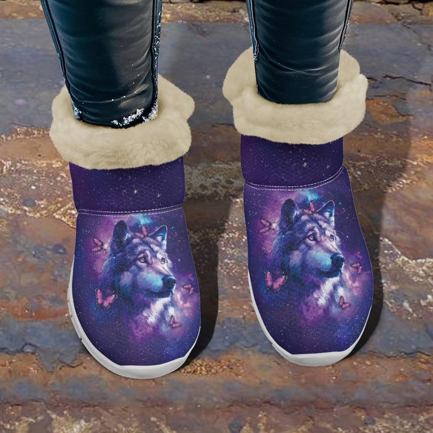 Winter Snow Boots for Women Thermal Flush Lined Ankle Booties Non-slip Cozy Outdoor Shoes for Winter