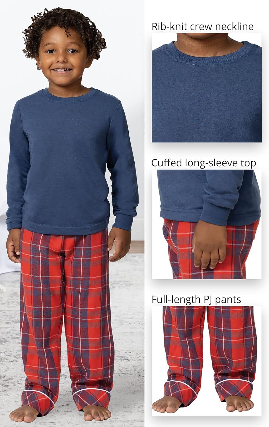 PajamaGram Kids Christmas Pajamas - Flannel Pajamas