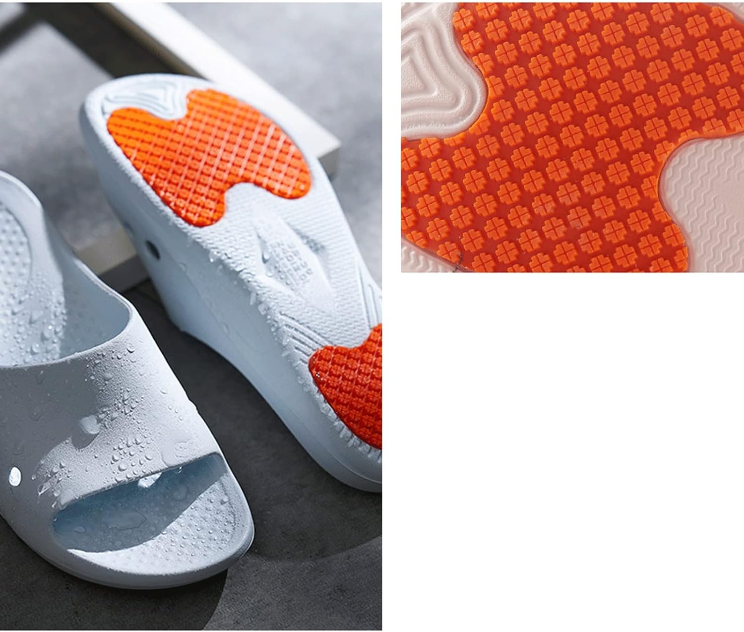 Shark Slippers Slippers for Women Quick Drying Pillow Slippers EVA Open Toe Soft Home Shoes Non-Slip Soft Shower Spa Bath Pool Gym House Sandals for Indoor & Outdoor Summer Sandals ( Size : 40-41 )