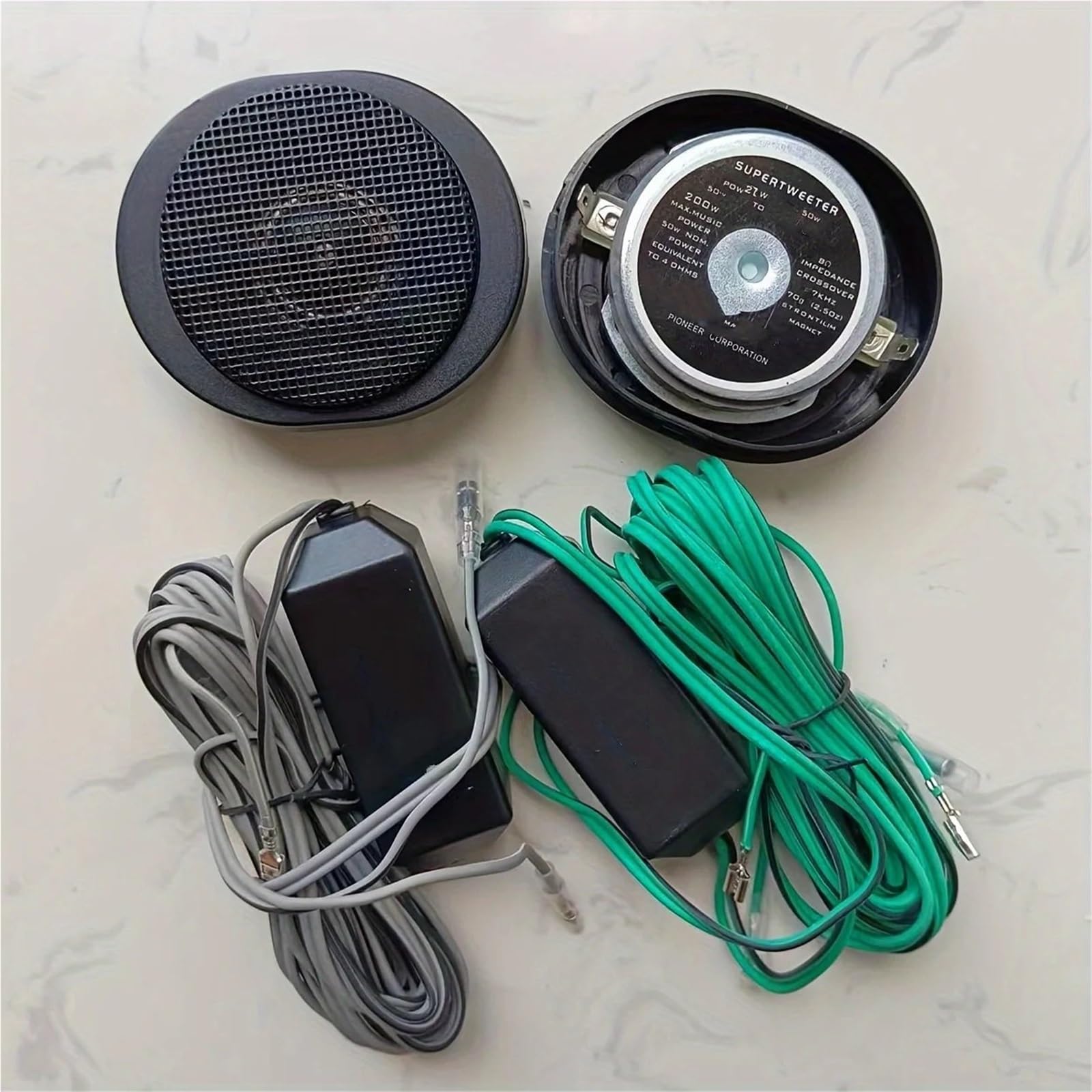 Głośnik 1 para pasuje do TS-S20 Komponent wysokiej mocy Głośnik audio o wysokiej częstotliwości Zmodyfikowane akcesoria samochodowe Maks. 200 W Głośnik Wysokotonowy