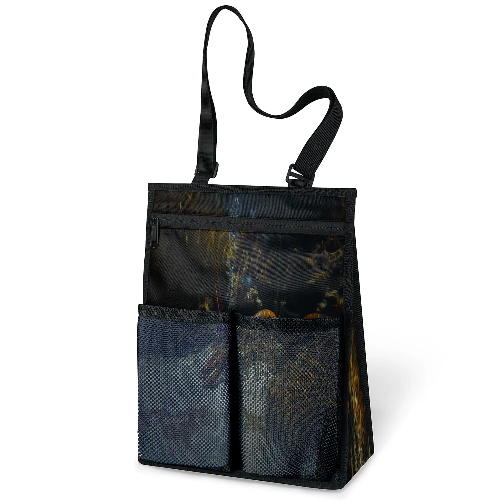 Ourtheme Animal Lobster Portable Shower Bag for Travel Gym Camp Beach Tote Shower Caddy Bags Hanging Toiletry Organizer