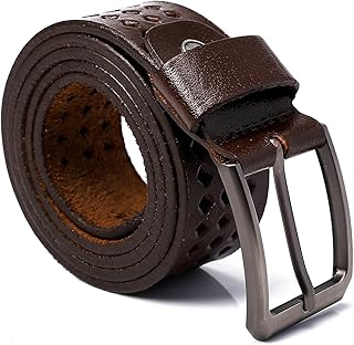 حزام جلد مخرم للرجال من اندورا