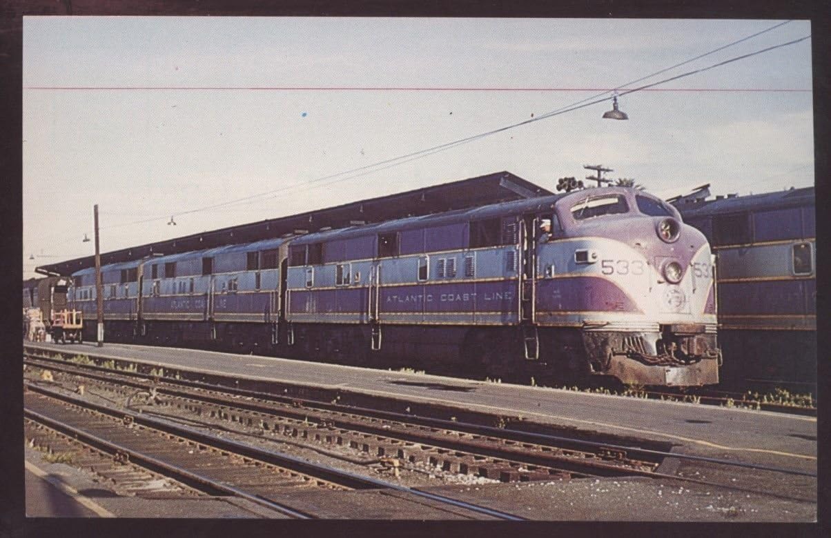 Atlantic Coast Line Electric Diesel E7 Train Jacksonville FL Train Railroad