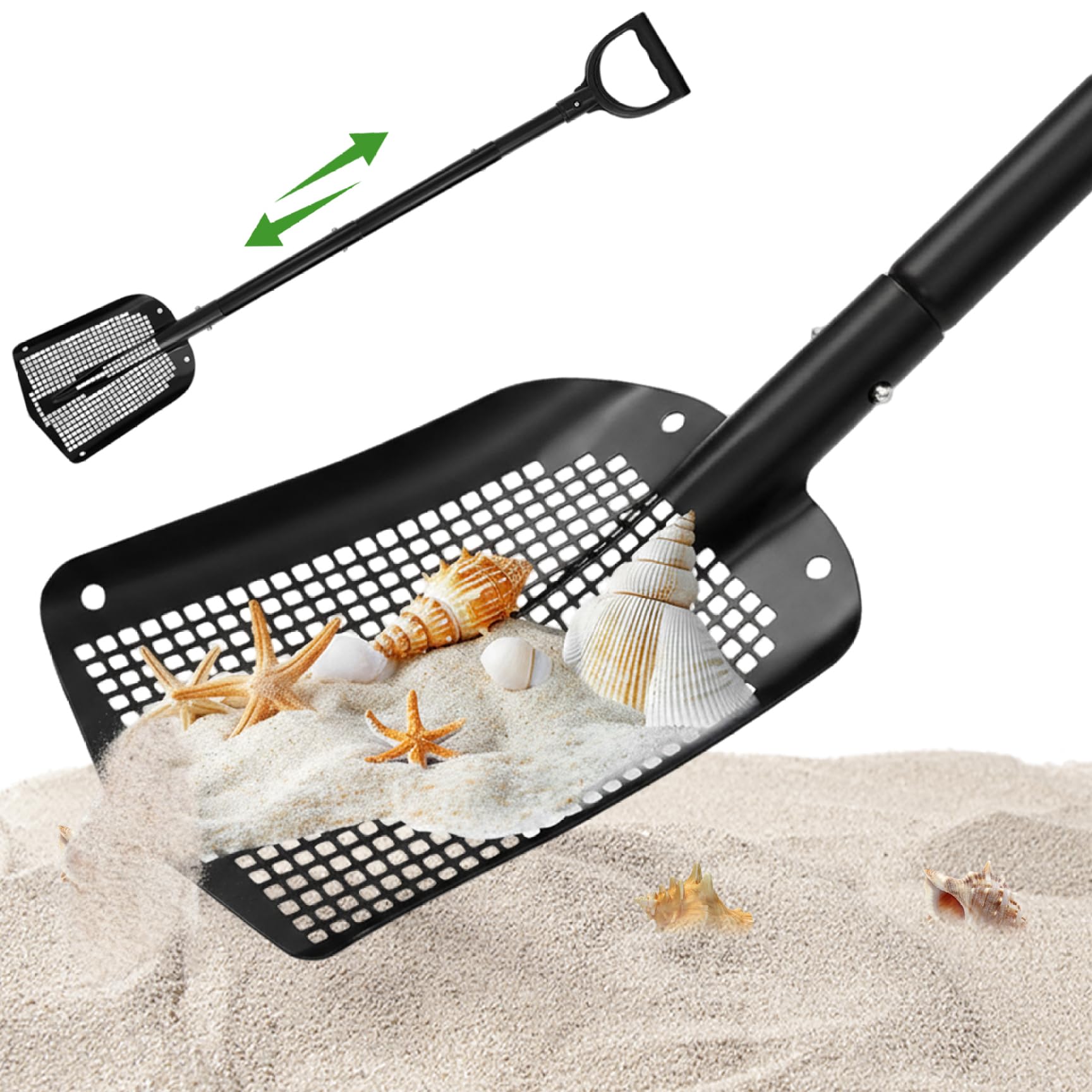 Tamis sol en aluminium léger pour purifier le sable rapidement