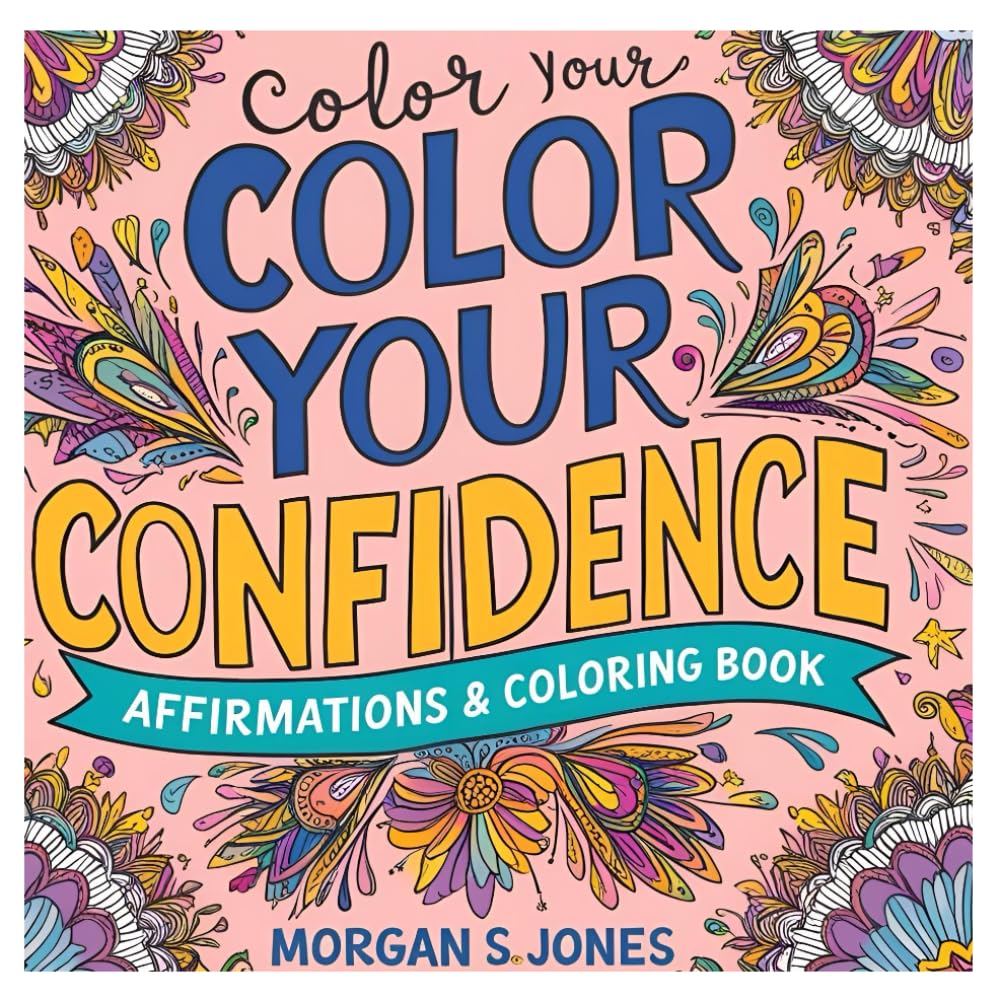 Color Your Confidence Coloring Book - for Mind Clarity: Bolster yourself, unwind and enjoy with the beauty of quotes, affirmations and sayings (Colorful Hearts Series)