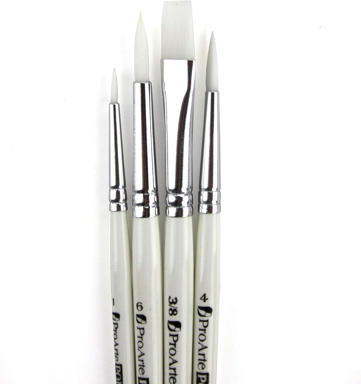 Pro Arte : Polar : Brush Wallet Set of 4 : 1-4-6 Round & 3/8 Flat