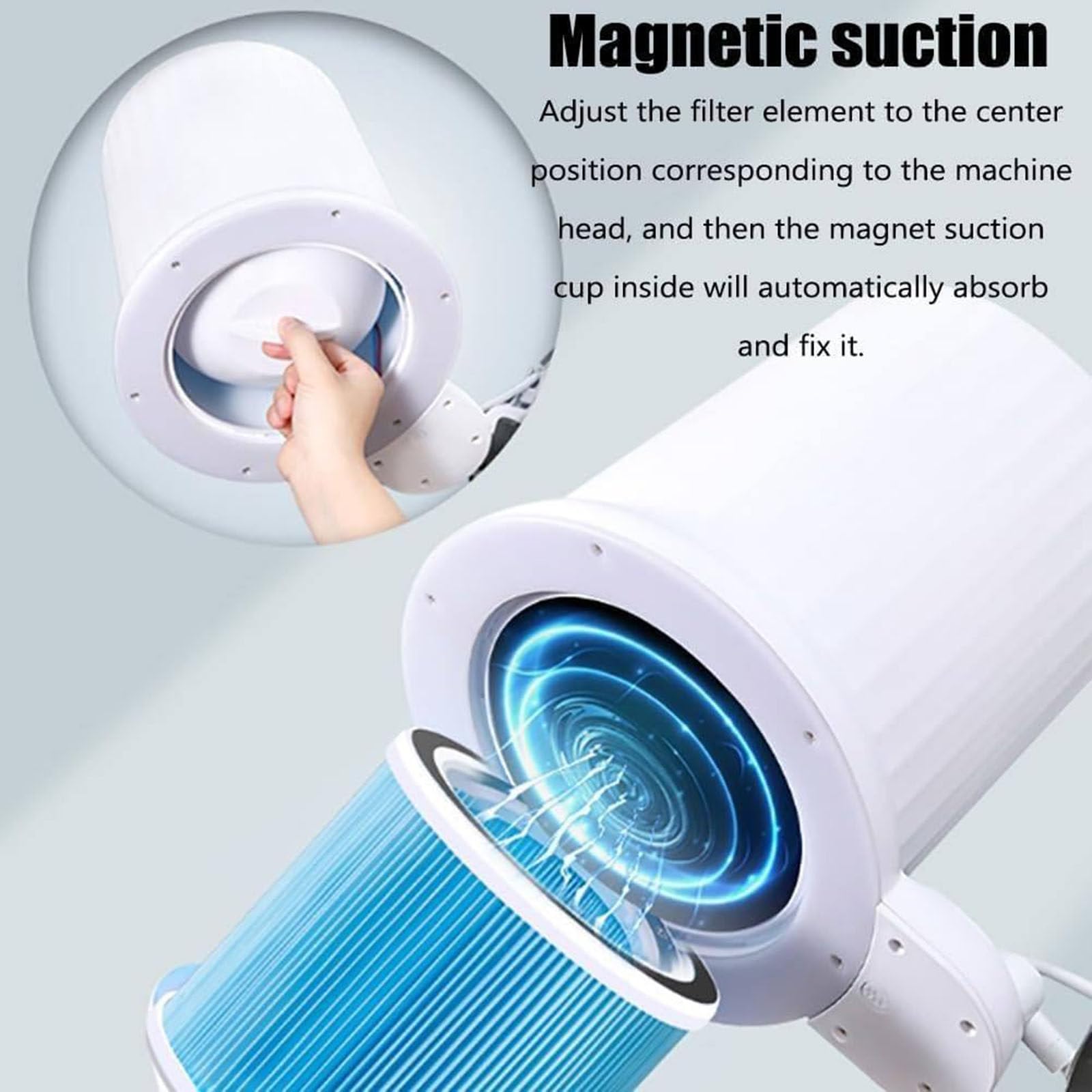 Aspirapolvere Professionale per Unghie con Filtro Riutilizzabile, aspirapolvere per Unghie da 80 W, 10 velocità del Regolabili, per Manicure, Pedicure nel Salone di Bellezza