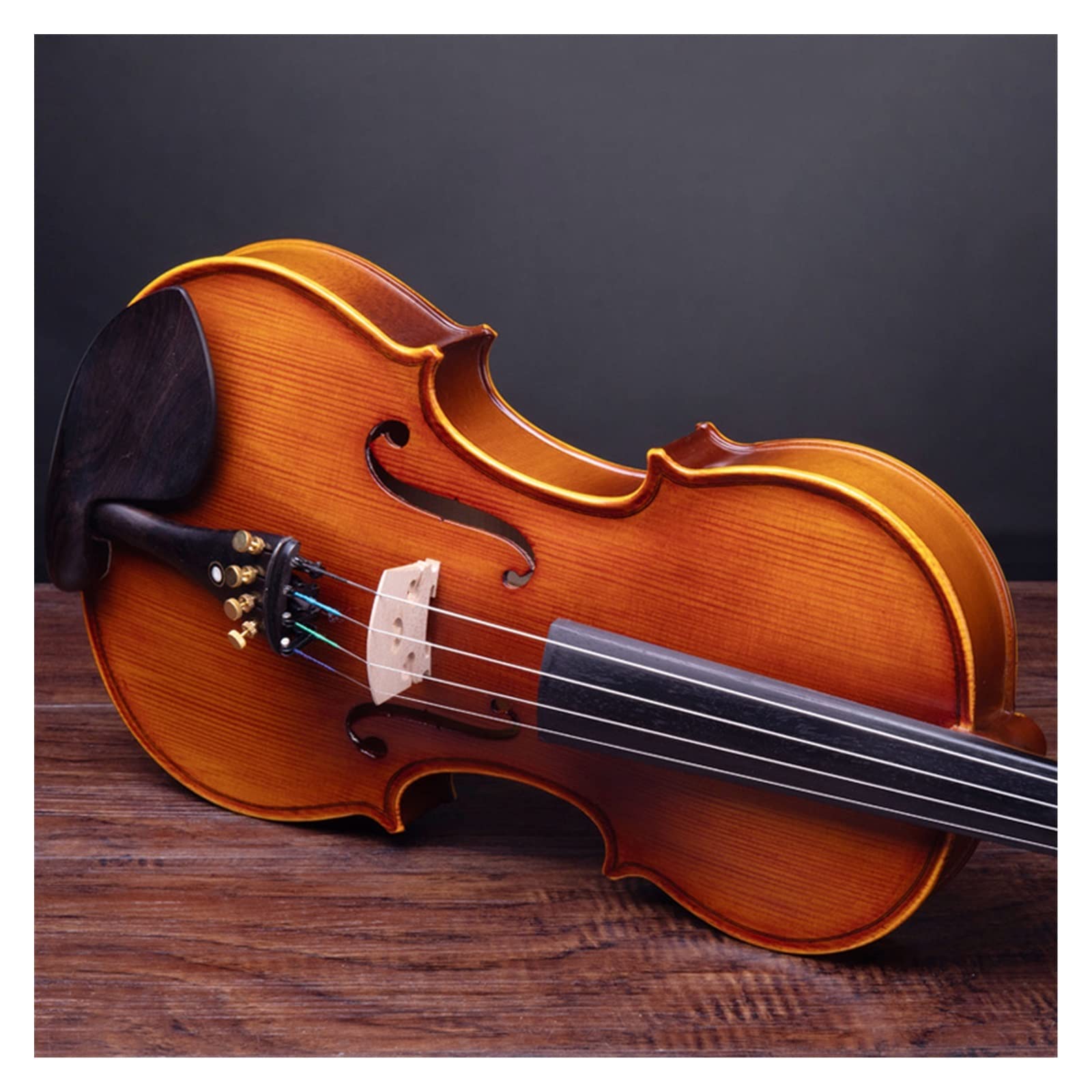 Instrument Skrzypcowy Początkujący Skrzypce Dla Dzieci Typu Uczeń Dorosły Ręcznie Robiony Instrument Skrzypcowy Z Litego Drewna (Color : 1/2)