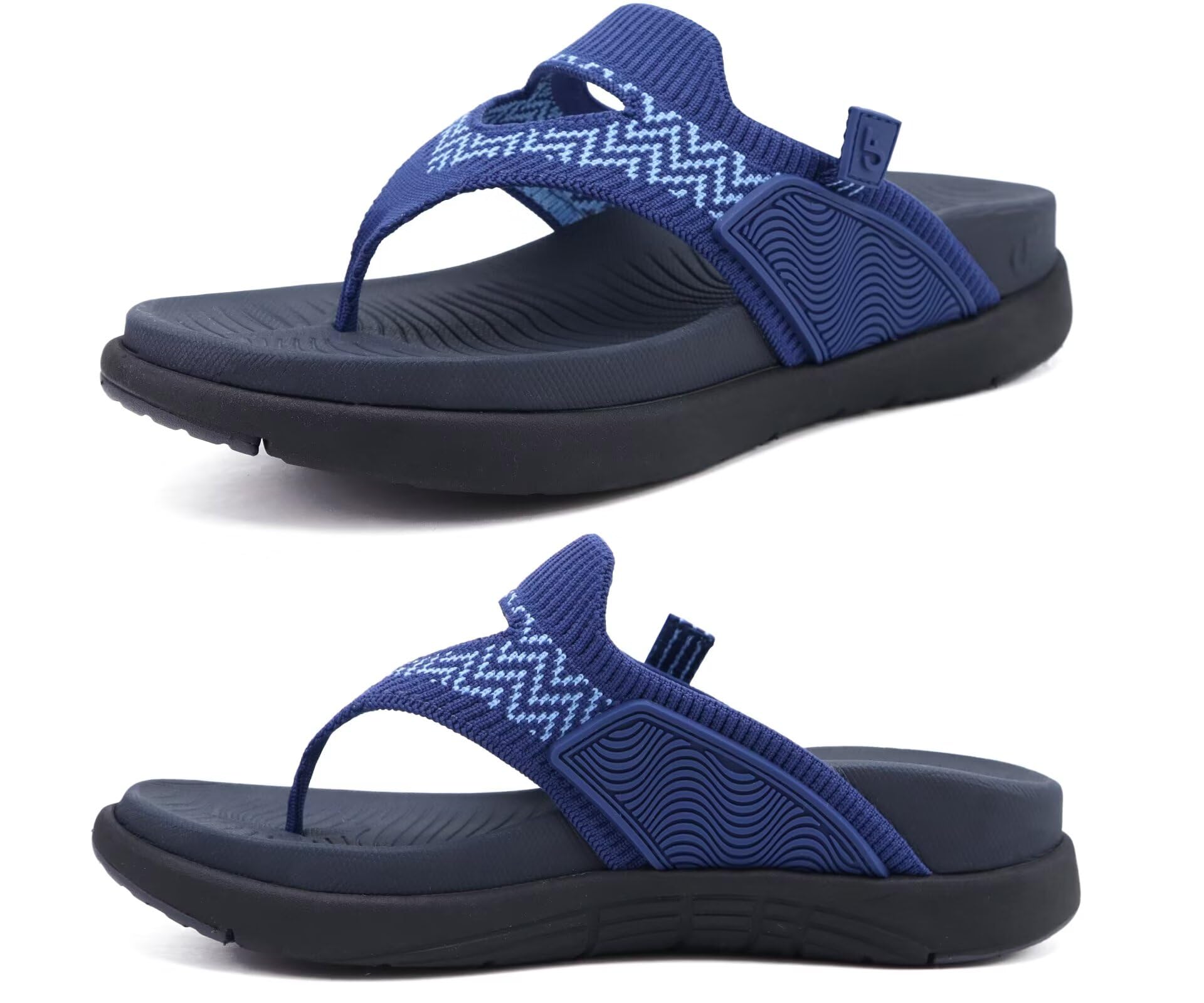 COFACE Womens Fashion Orthotic Flip Flops Recovery Walking Lightweight Athletic Thick Yoga Mat Cushion Thong Sandals With Comfortable Plantar