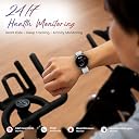 PunnkFunnk H20 Smart Watch Combo, Fitness Tracker with Bluetooth Calling, Heart Rate & SpO2 Monitor, IP67, Smartwatch for Men & Women, Multi-Sport Mode, Android & iOS Compatible (BlackDial) gallery image