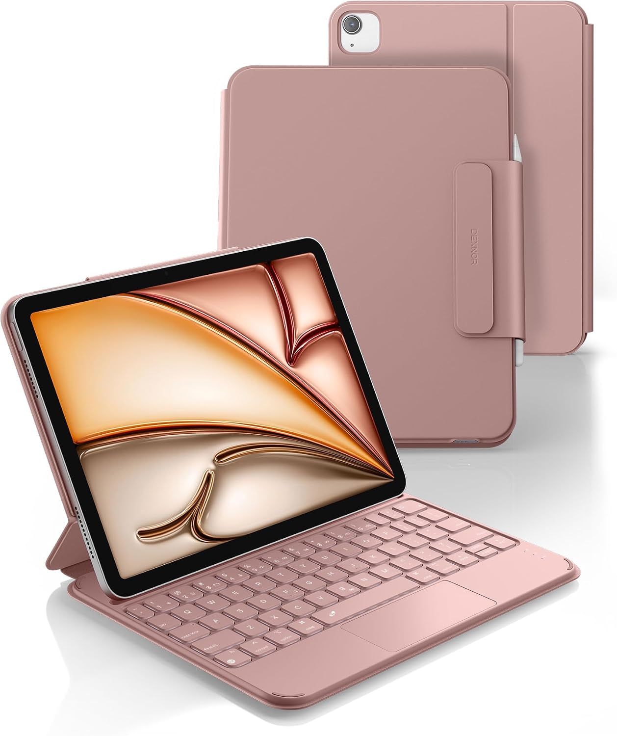 Dexnor for iPad Air 11 inch Case with Keyboard M4/M3/M2 Ultra-Light