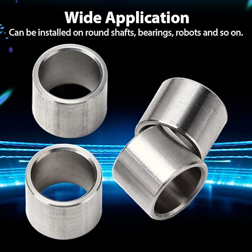 Vista 30 de Kit espaciador de arandela de acero inoxidable – 10 piezas de 0.591 in de diámetro exterior x 0.472 in de diámetro