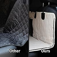 Vista 4 de Funda de asiento de coche para perro, extensor de asiento trasero, cobertura completa