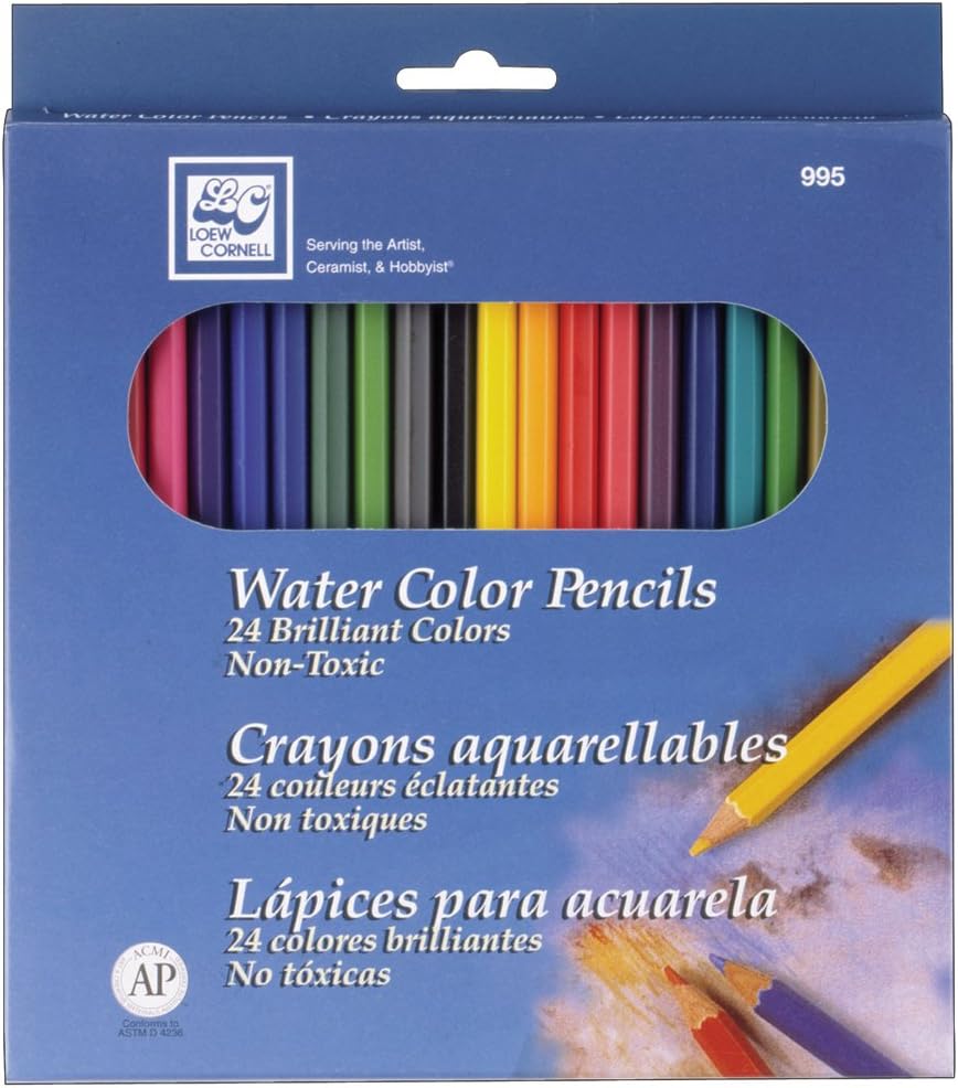 Loew Cornell 995A Watercolor Pencils, Pack of 24
