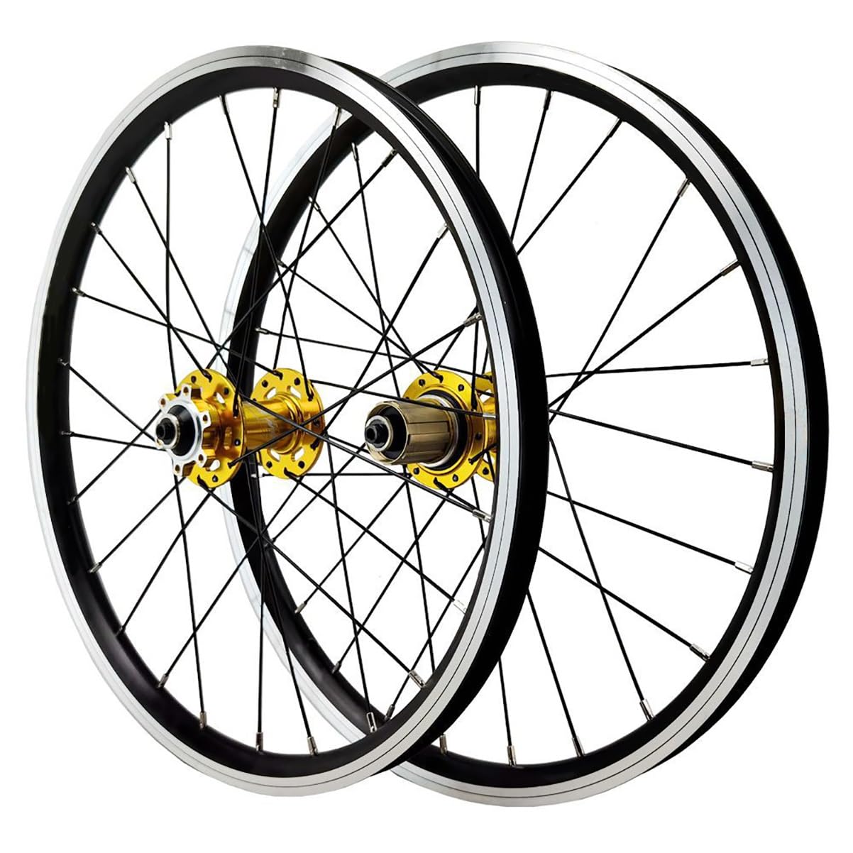 Freins à disque sur roues BMX 20 pouces à 24 trous pour remplacer des jantes voilées de VTT