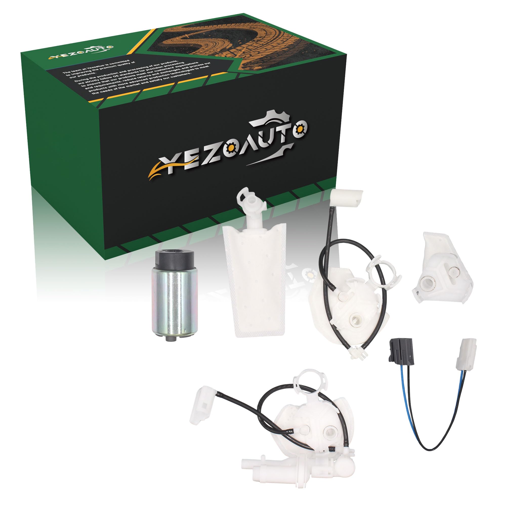 Yezoauto Fuel Pump for Yamaha YZF-R6 / YZF R6 2006-2007 Replaces 2C0-13907-01-00 2C0-13907-00-00